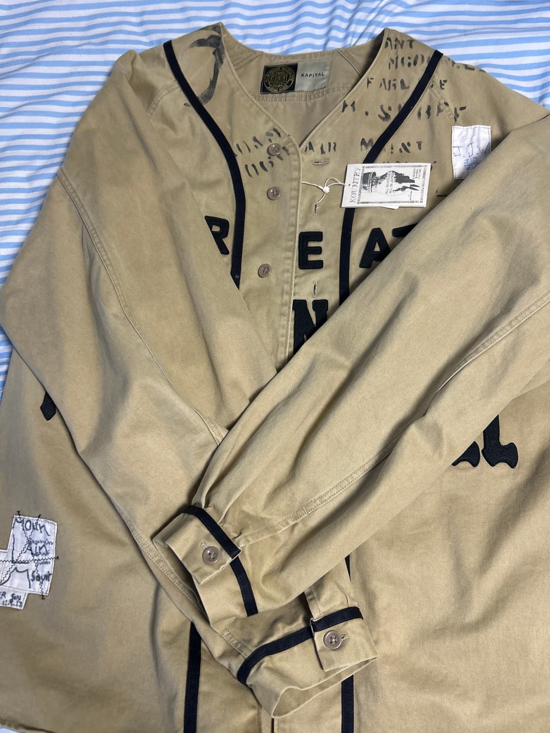 캐피탈 치노 그레이트 컨트리 데미지드 베이스볼 롱슬리브 셔츠(상품 텍 O 상품이미지2