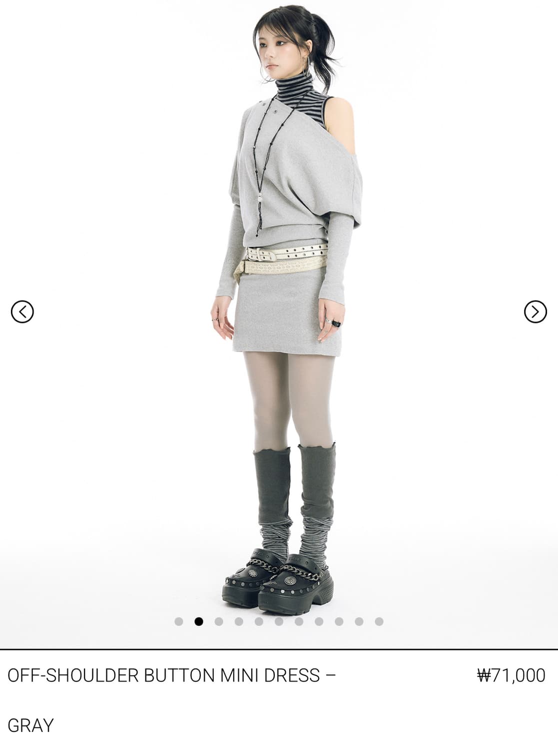 E.E.S.S.A.Y / OFFSHOULDER MINI DRESS&TOP 상품이미지3