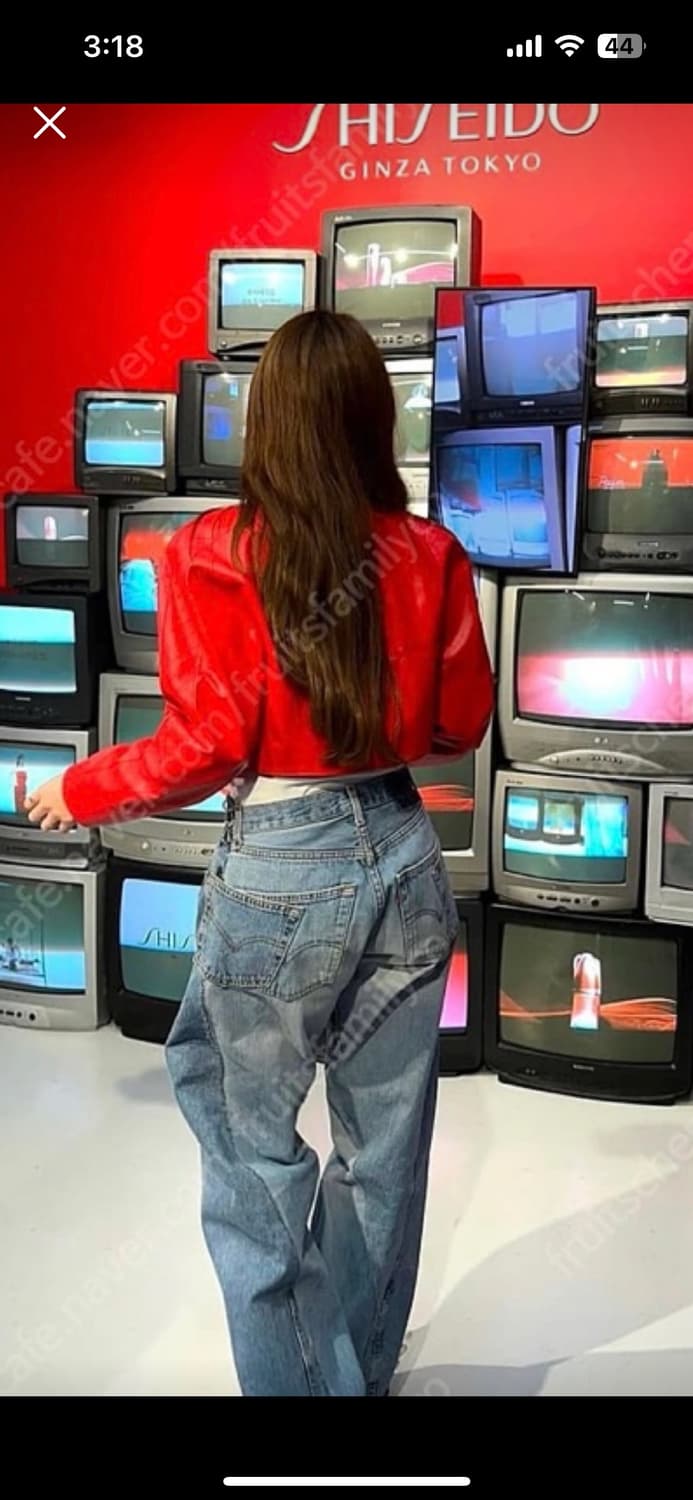 올드파크 데님 배기 진 s 상품이미지8