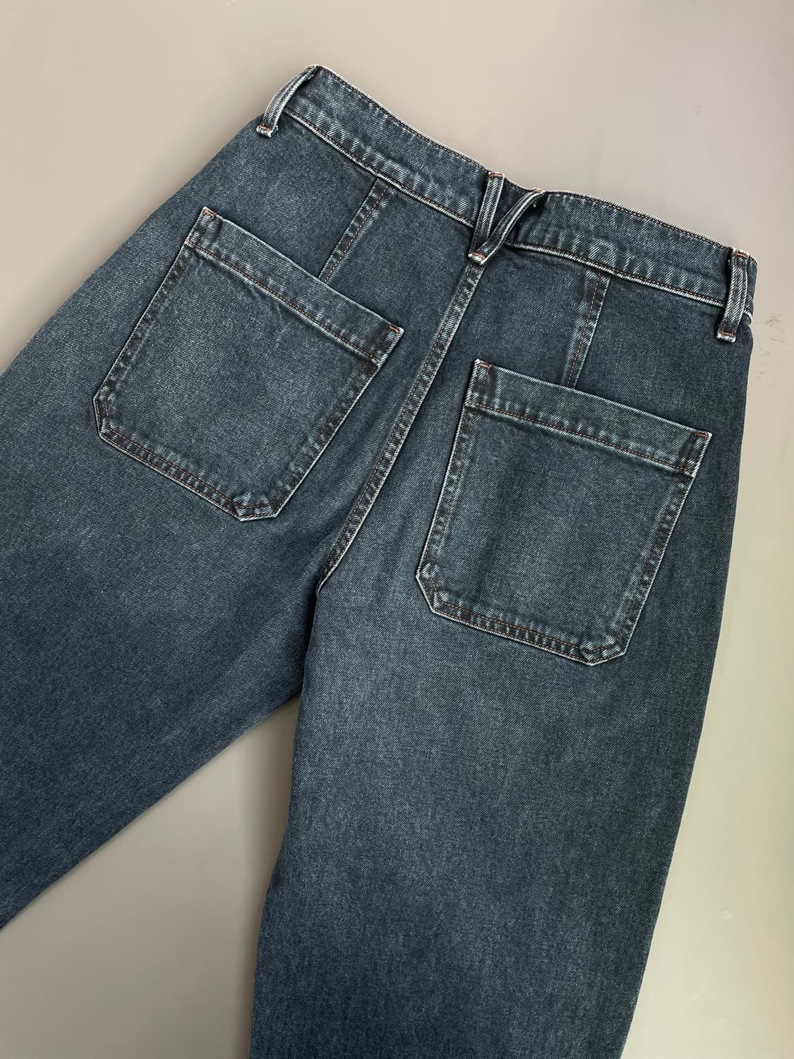 [28] 베로니카 비어드 하이라이즈 베럴레그 크롭 데님 팬츠 상품이미지5