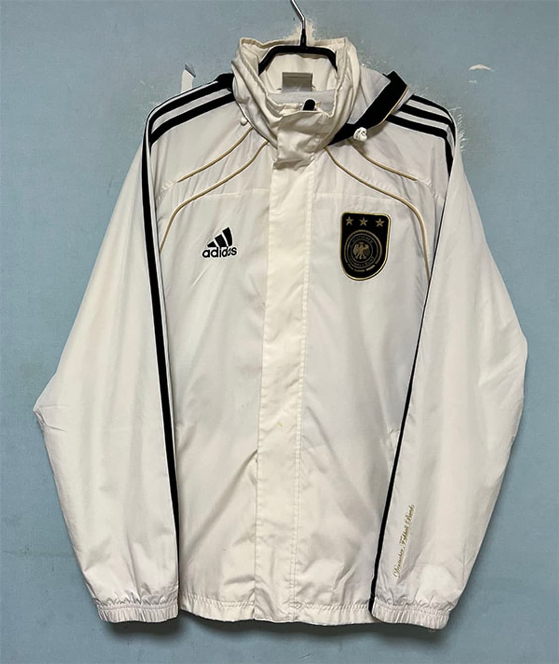 아디다스 독일 화이트 바람막이 10-11 춘추 95-100 상품이미지1