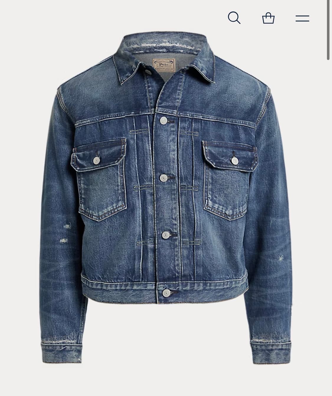 24ss 폴로 타입2 데님 트러커 상품이미지1