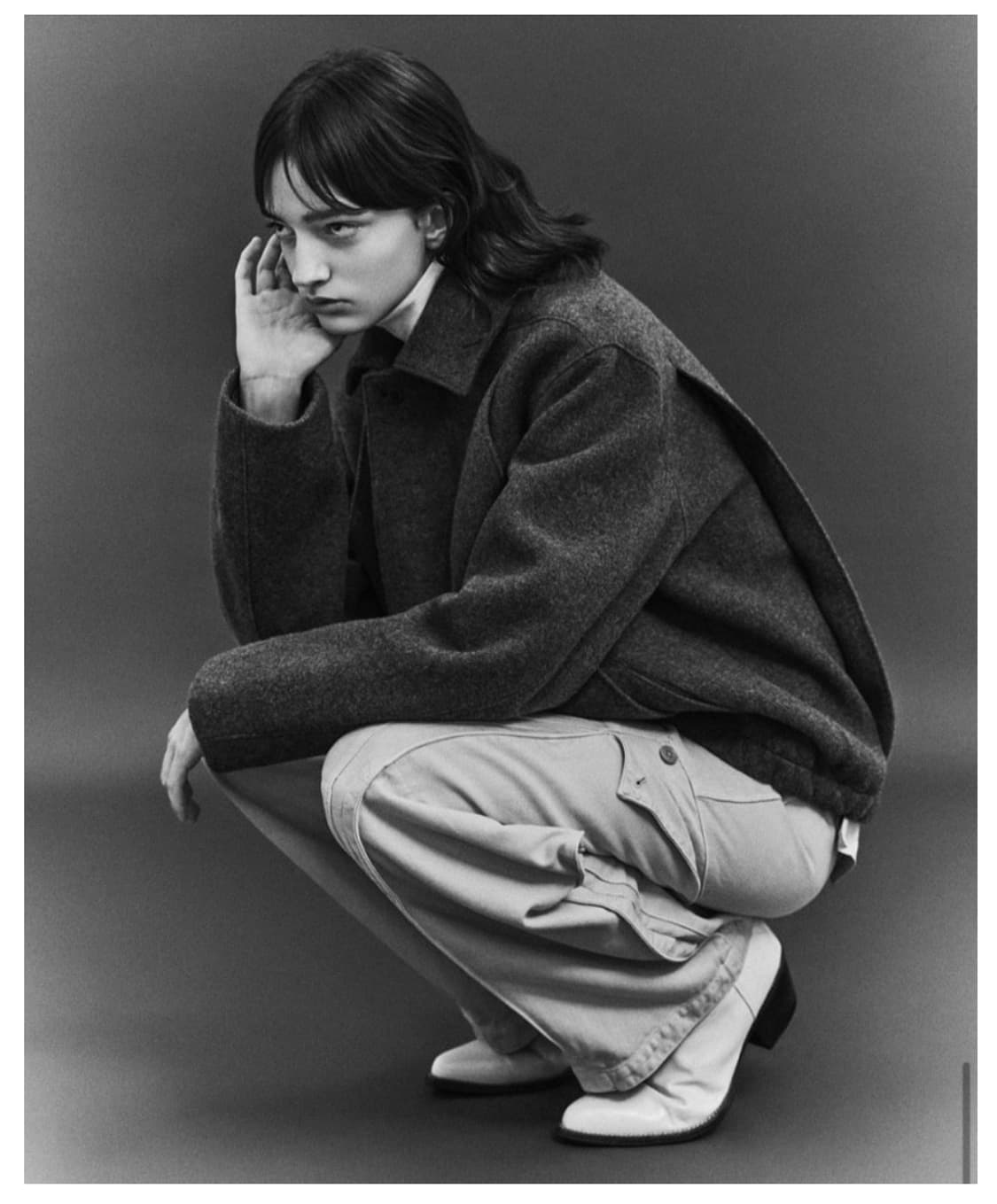 [누마레] 블루종 코트 21FW _M size 상품이미지2