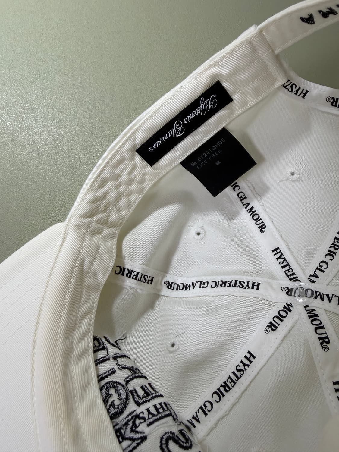 hysteric glamour 히스테릭글래머 캡 모자 화이트 상품이미지3