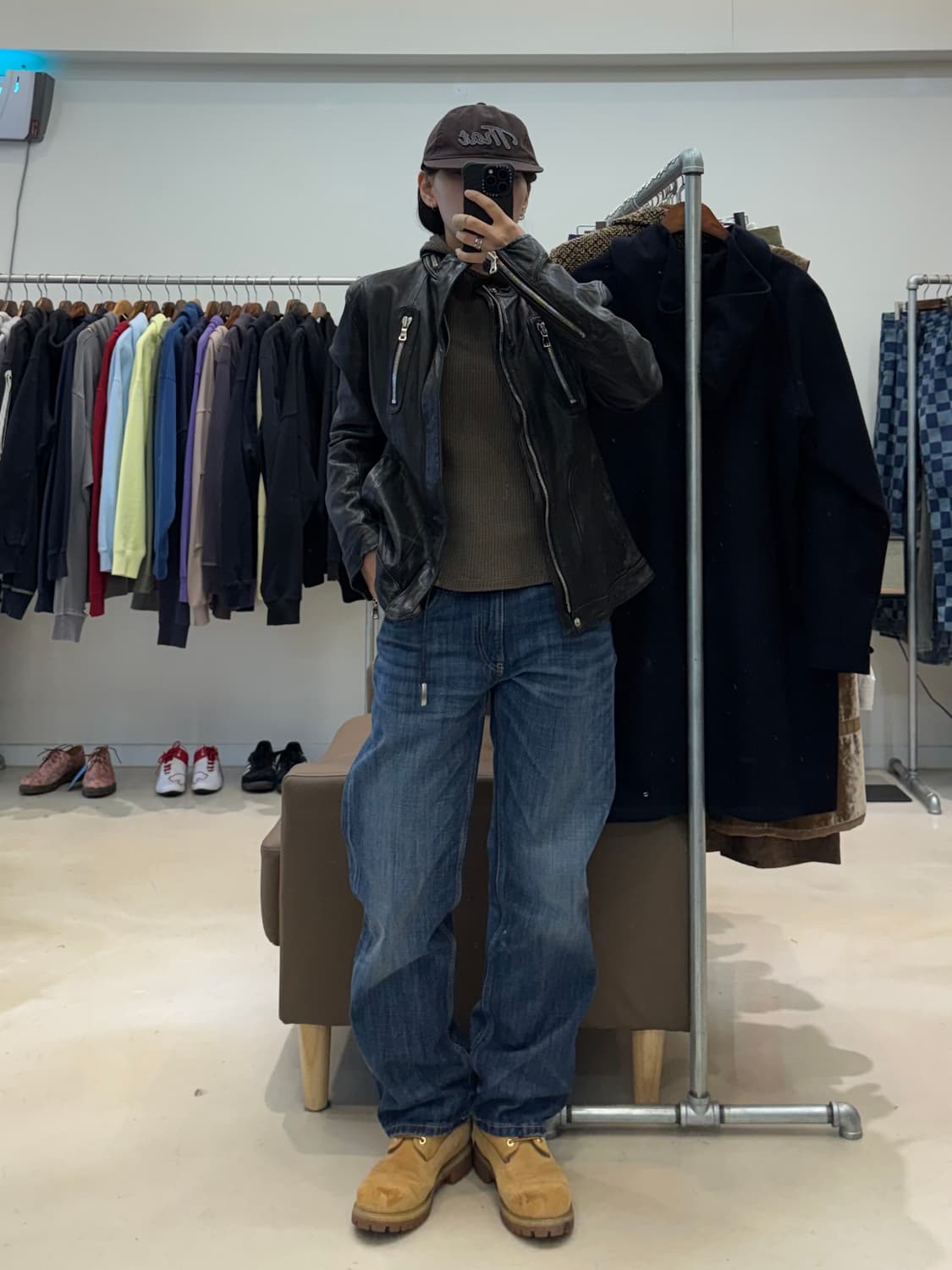 SLCZ 셀렉티즘 레더 라이더 자켓 상품이미지7