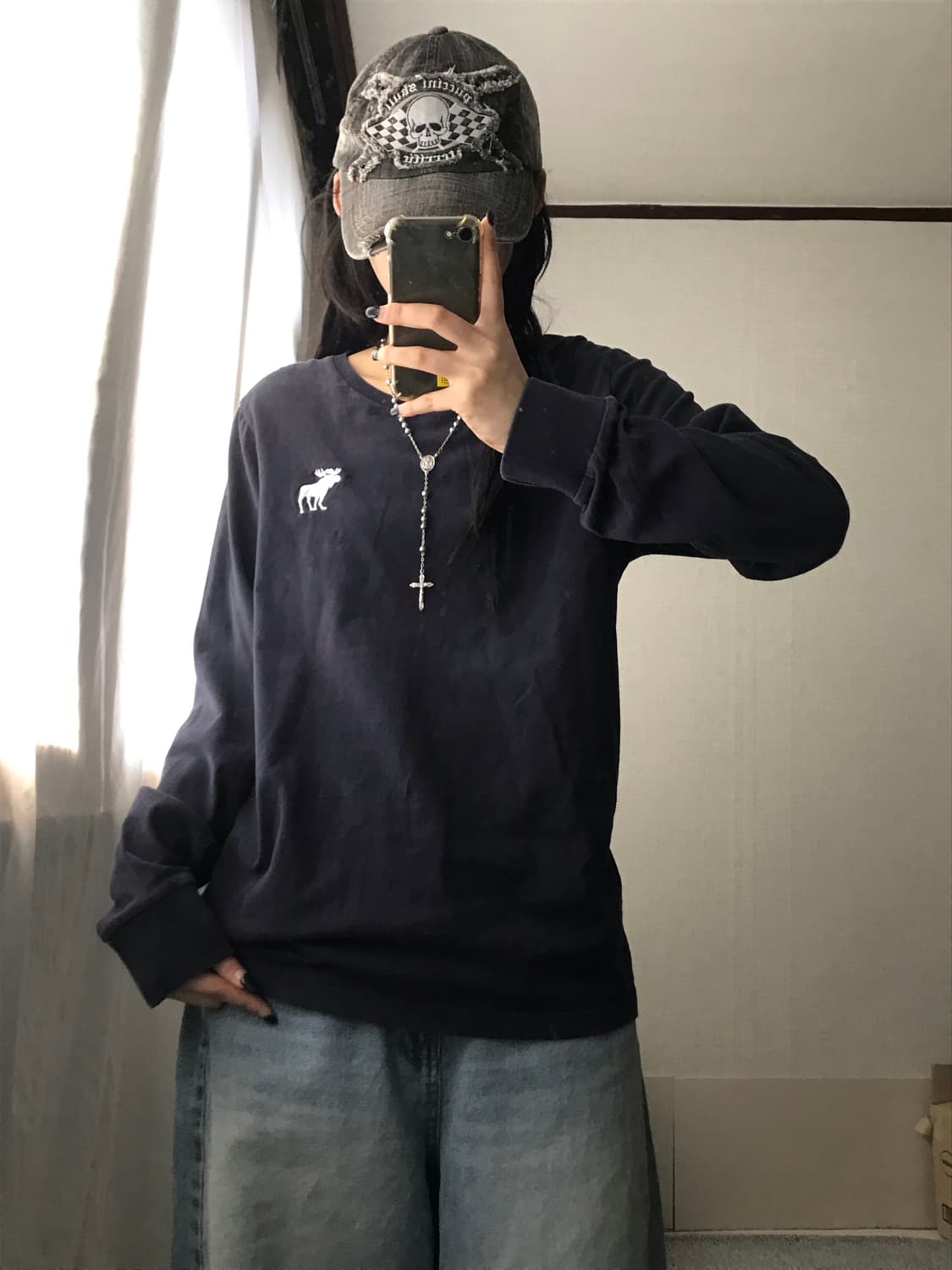 아베크롬비 네이비 롱슬리브 상품이미지4