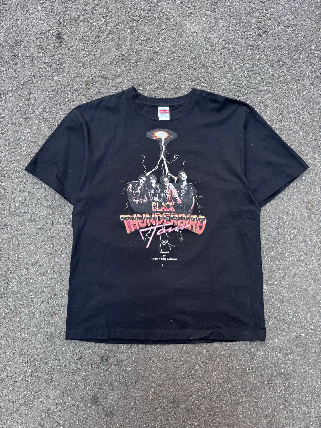 블랙 썬더버드 밴드 투어 반팔티셔츠  상품이미지2