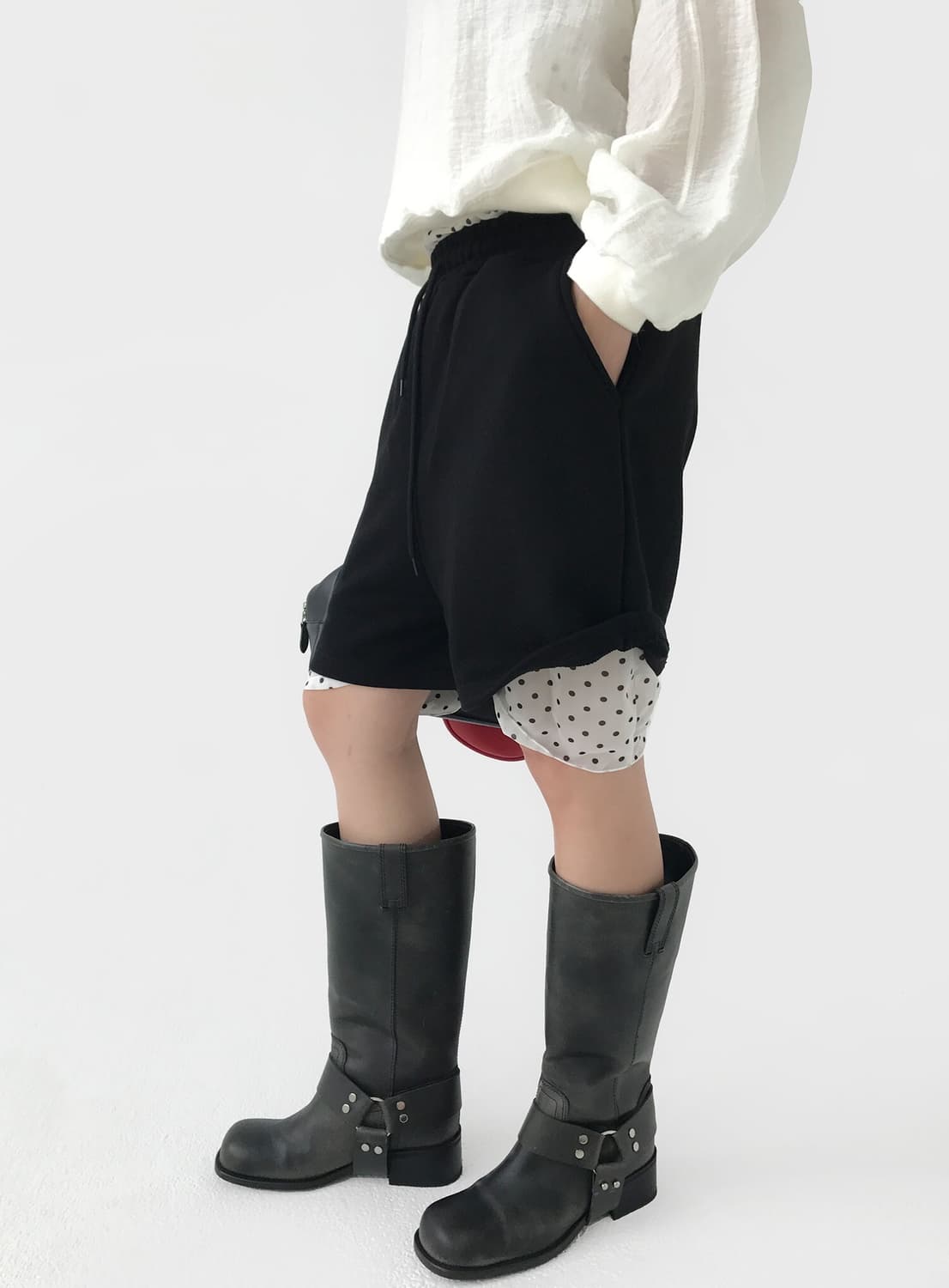 기호 바이커부츠 다크 브라운 245 판매 상품이미지7