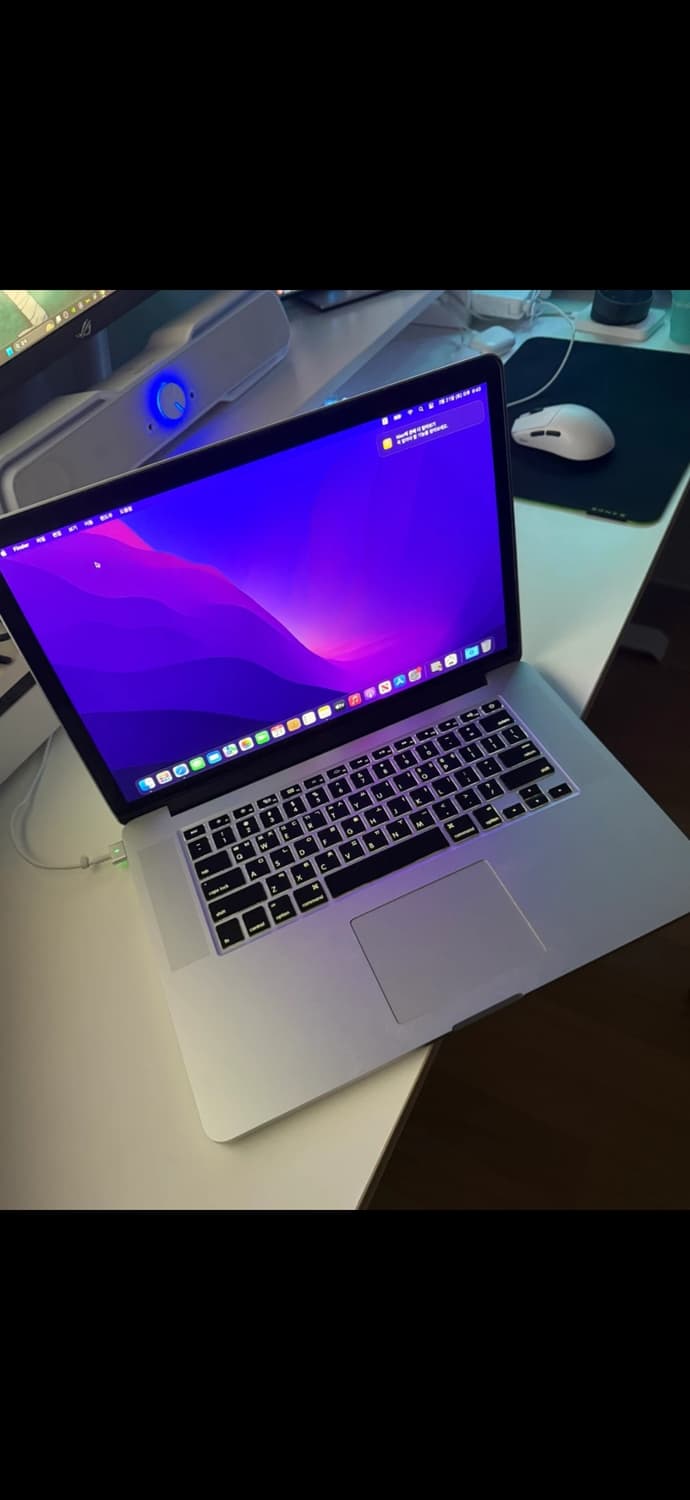 맥북 프로 레티나 15인치 (2015년형) 판매합니다(충전기 포함) 상품이미지4