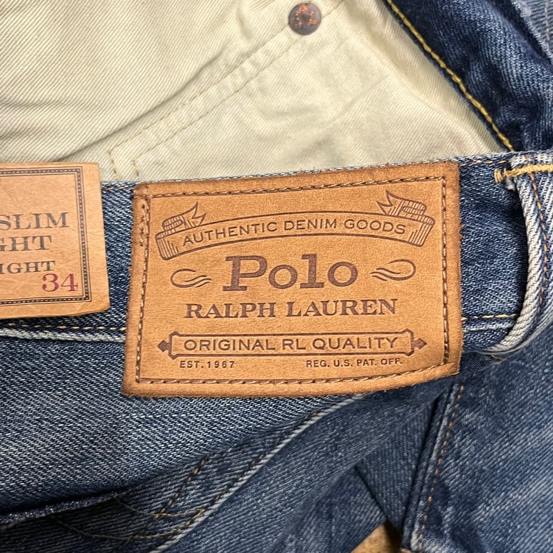 [정품] 폴로 랄프로렌 데미지 워싱 청바지 b8 상품이미지6