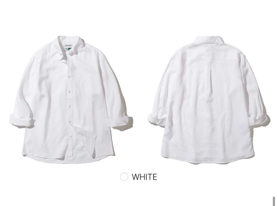 수아레 에센셜 텐셀 린넨 셔츠 화이트 S사이즈 상품이미지3