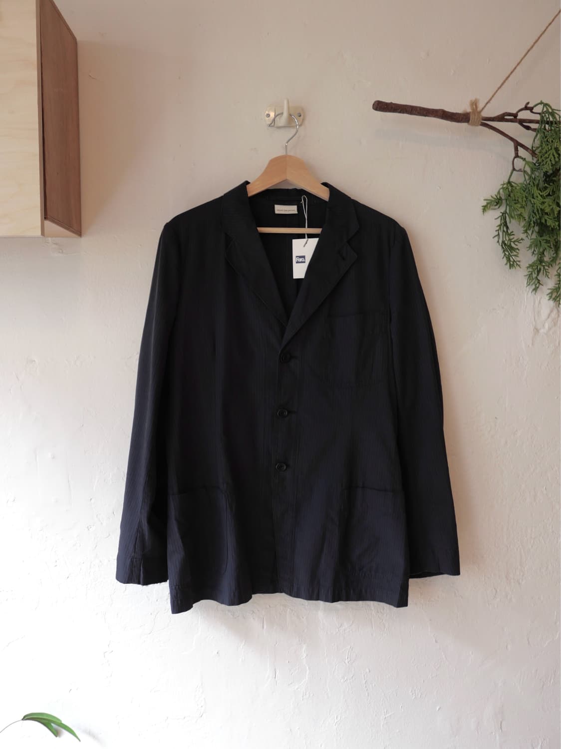 드리스 반 노튼 스트라이프 블레이저 상품이미지1