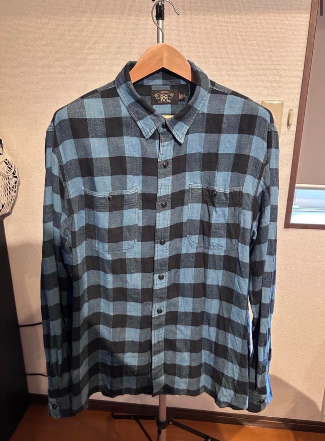 RRL 버팔로체크 플란넬 워크셔츠 상품이미지1
