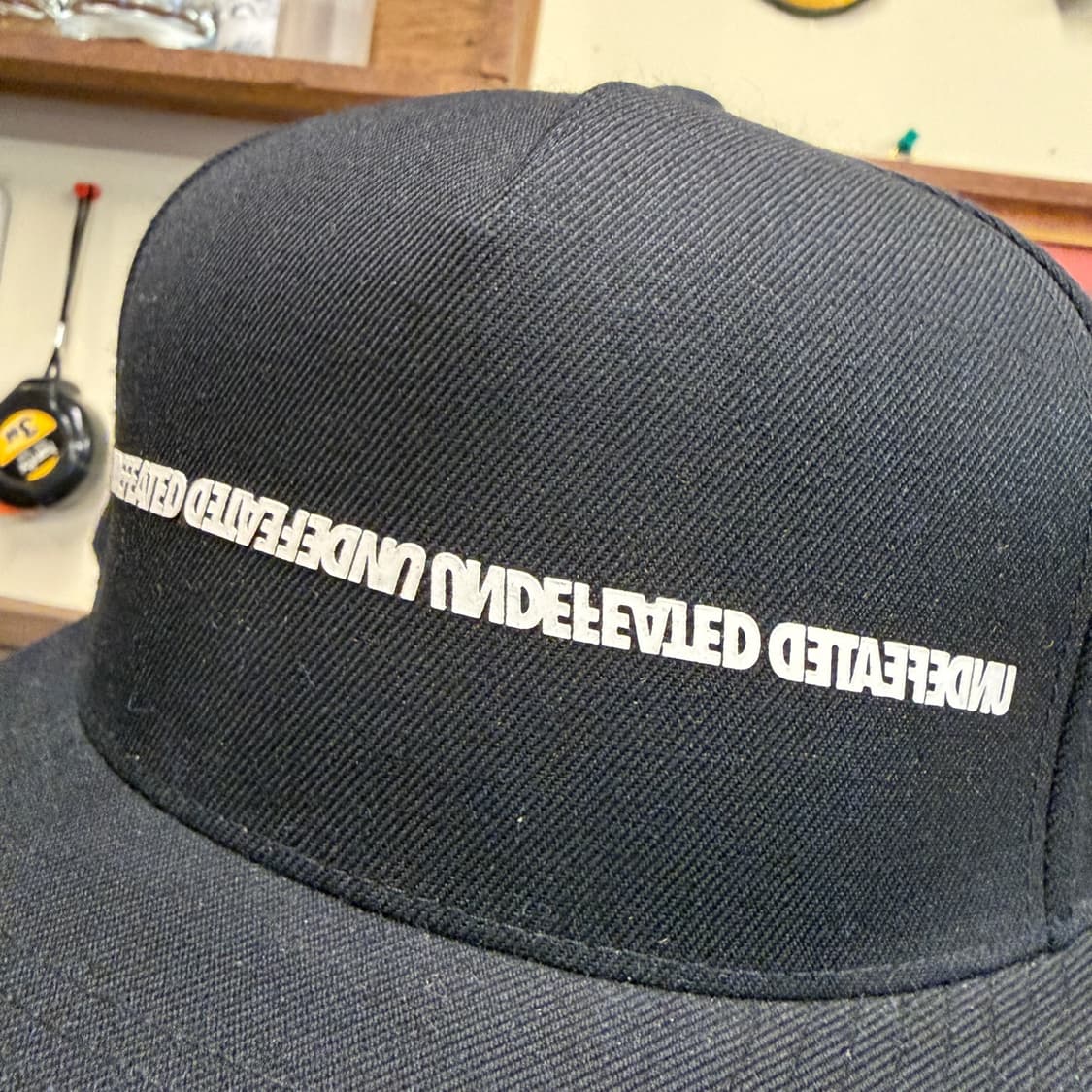 UNDEFEATED Logo 6-Panel Cap Black Free 상품이미지5