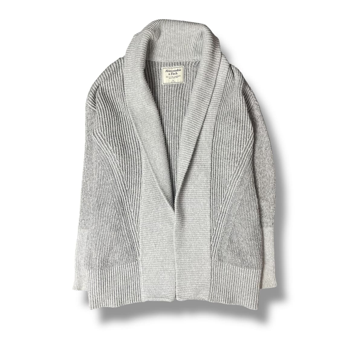아베크롬비 그레이 숄카라 가디건 S 상품이미지1