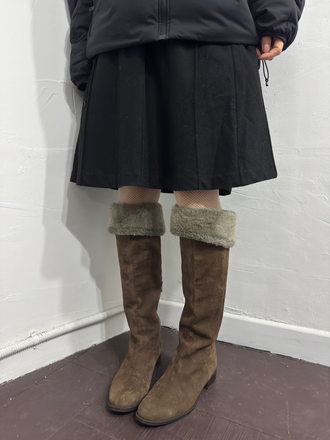 eizo suede long boots 상품이미지3