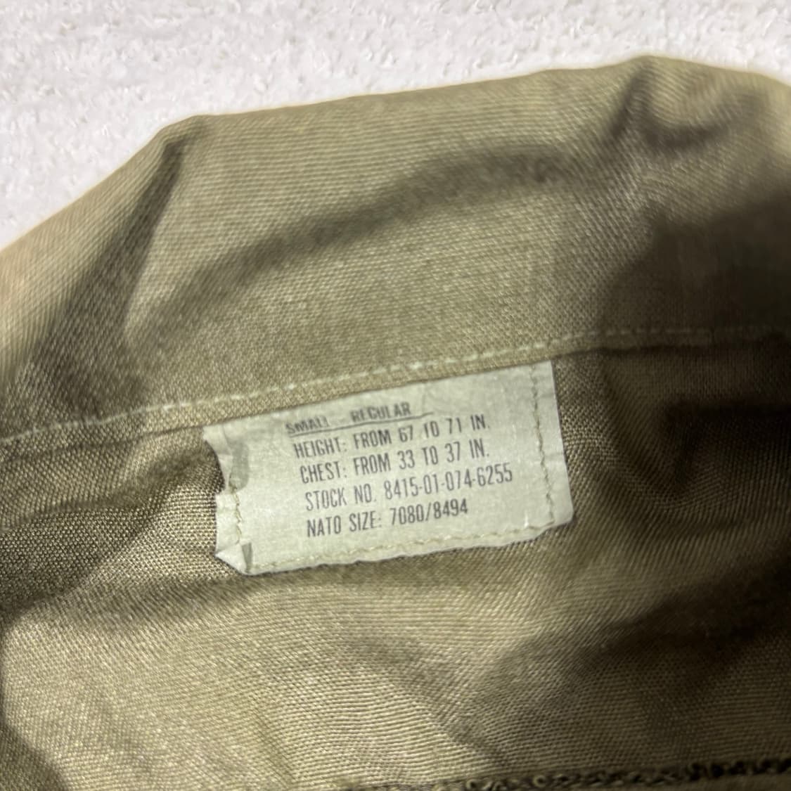 Usa army 카키 컴뱃 자켓 상품이미지5