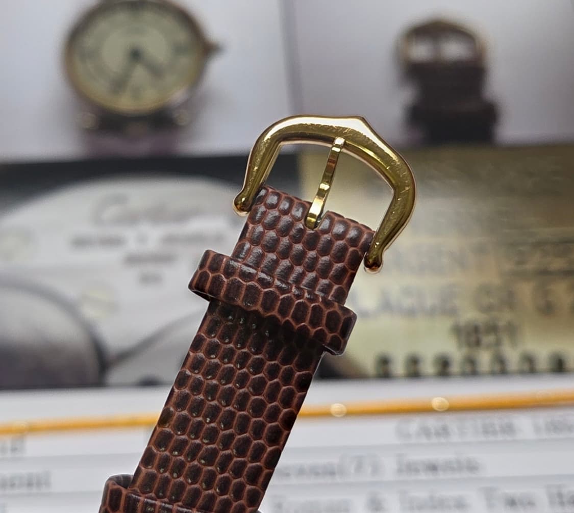 빈티지 까르띠에 머스트드 방돔 희귀 요구르트판 블루핸즈 여성용 (감정서  상품이미지7