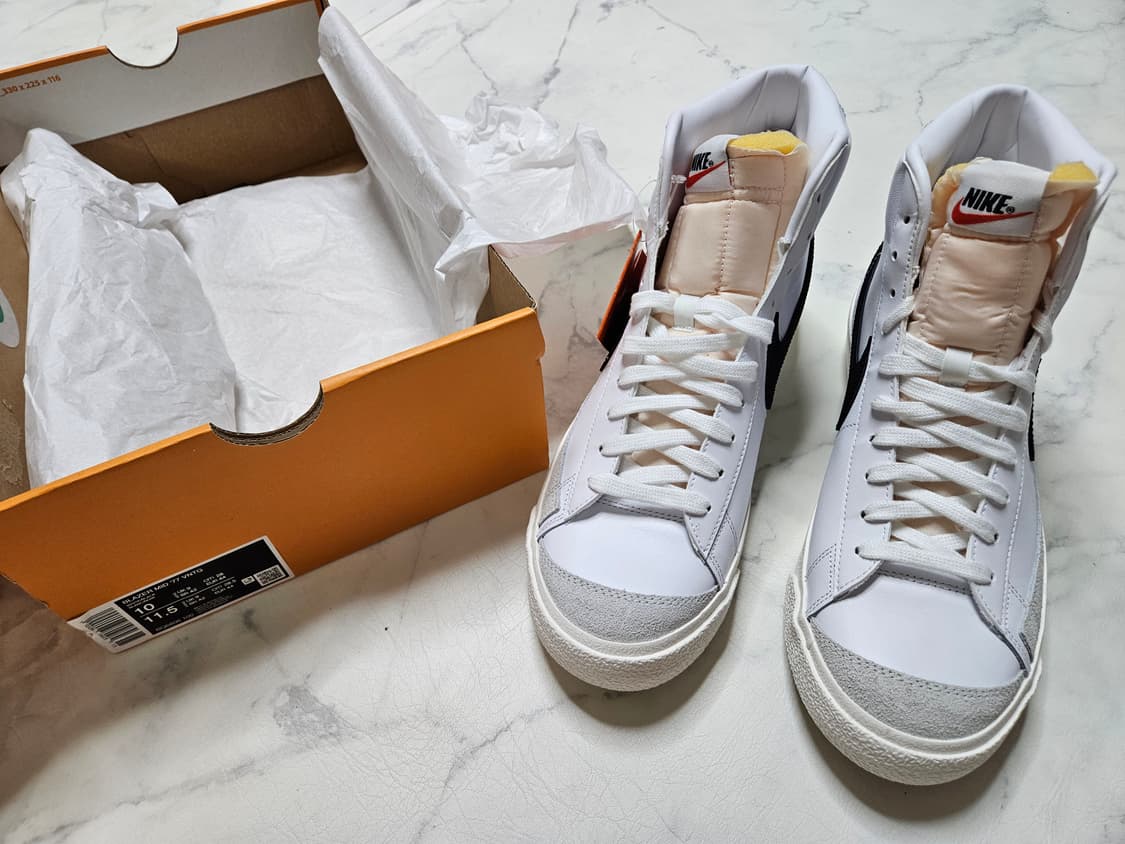 나이키 블레이저 미드 77 빈티지 화이트 블랙 280 새상품 상품이미지2