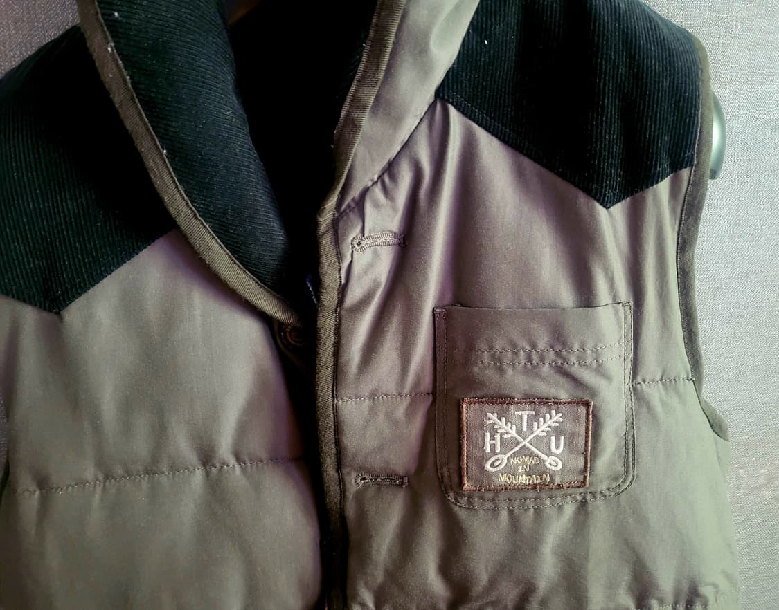 [택달린 새상품]Thursday Island 양면 겨울 누빔 베스트 조끼 상품이미지6