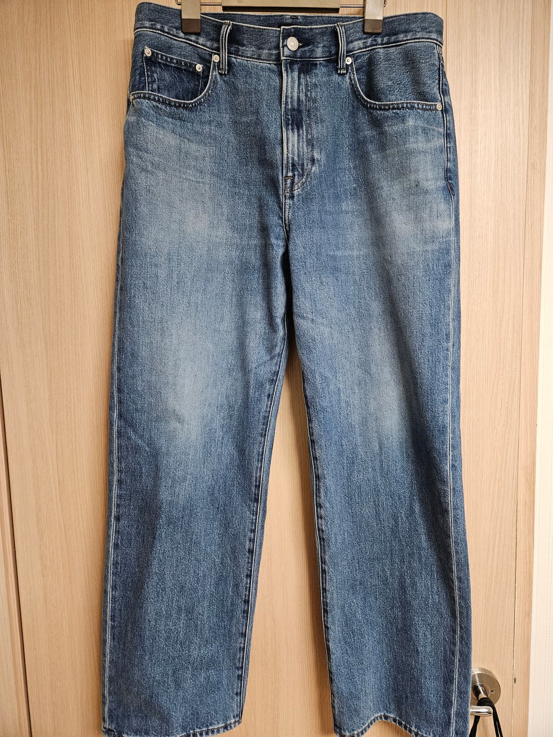 유니클로 배기진 65블루 33 상품이미지1