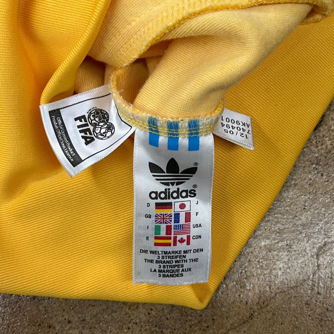 아디다스 노초 옐로우 브라질 크롭 져지 트랙탑 90 상품이미지6