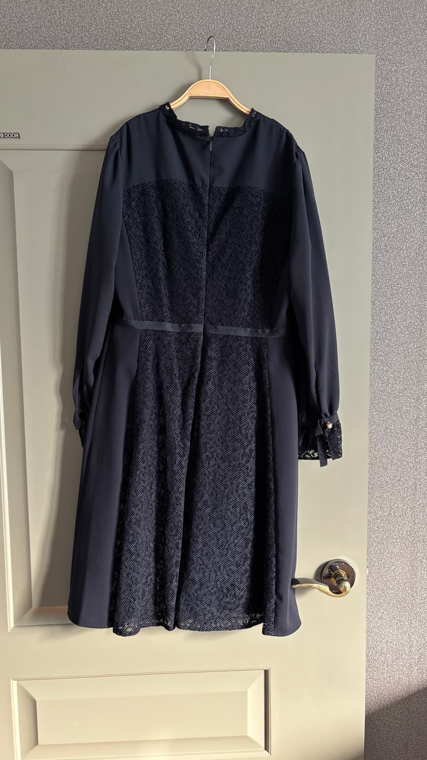 KEITH(키이스) 네이비 레이스 원피스 상품이미지3