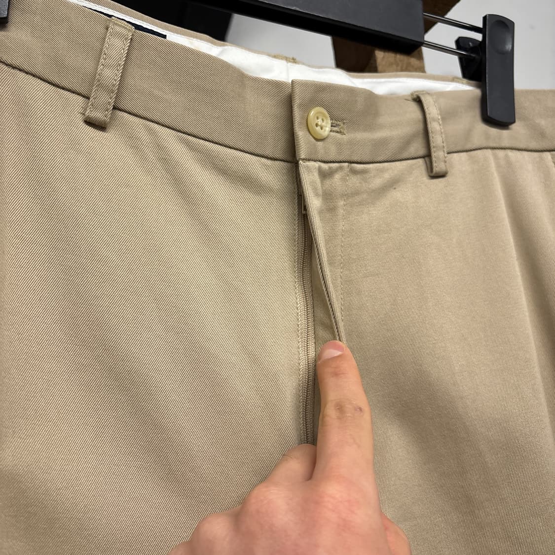 90s 폴로 랄프로렌 릴렉스핏 코튼트윌 치노팬츠 베이지 N945 상품이미지6