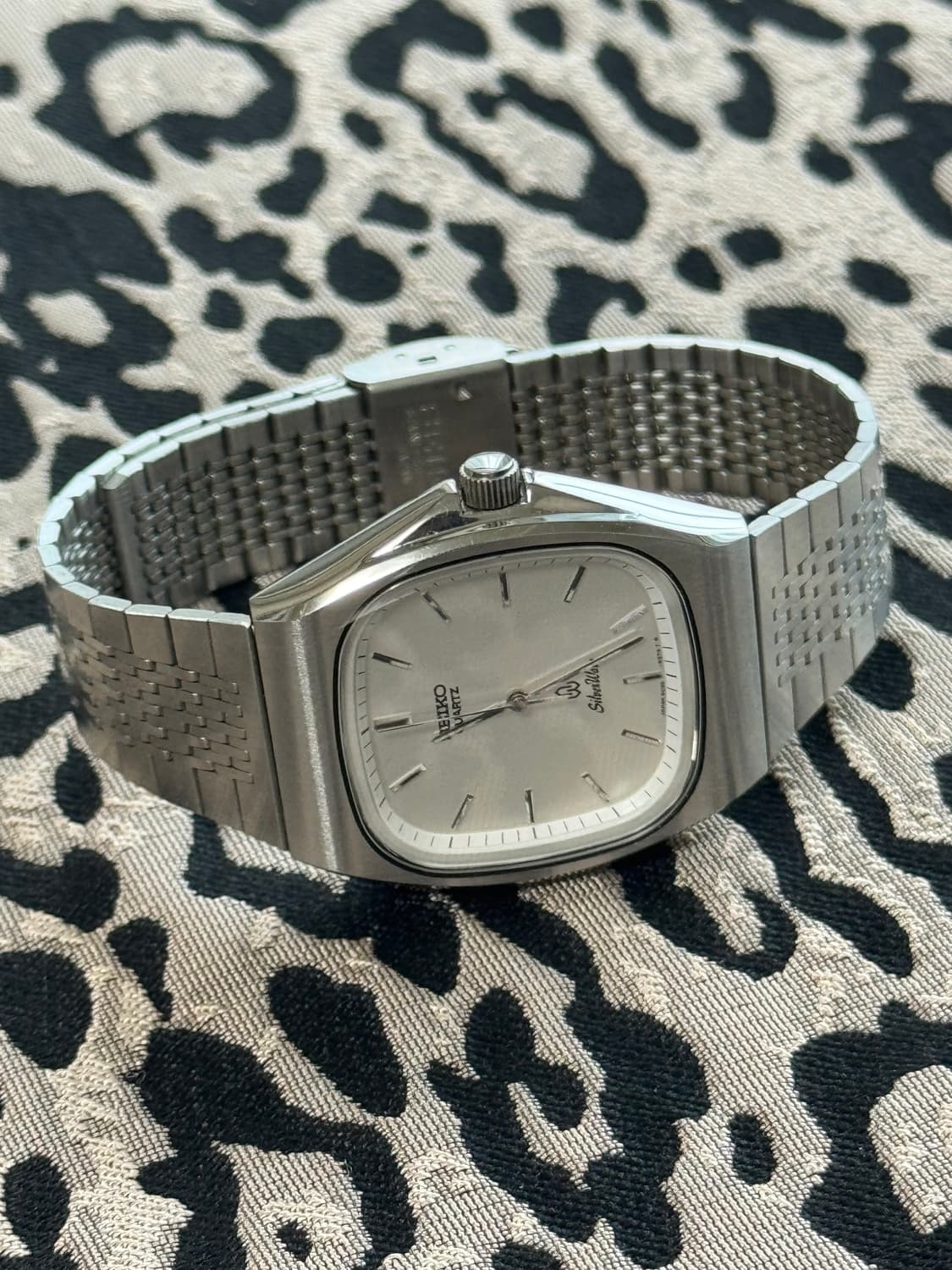 80s 빈티지 세이코 실버웨이브 쿼츠 상품이미지6