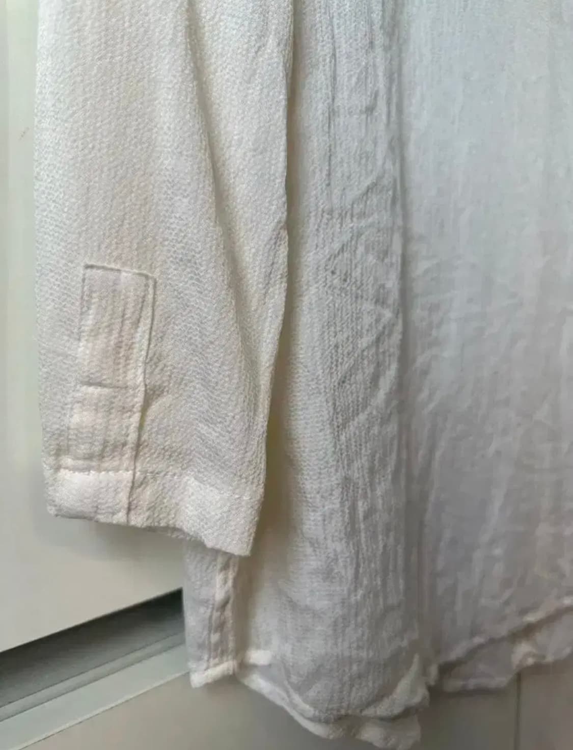 엠포리오 아르마니 카라 블라우스 아이보리 상품이미지6