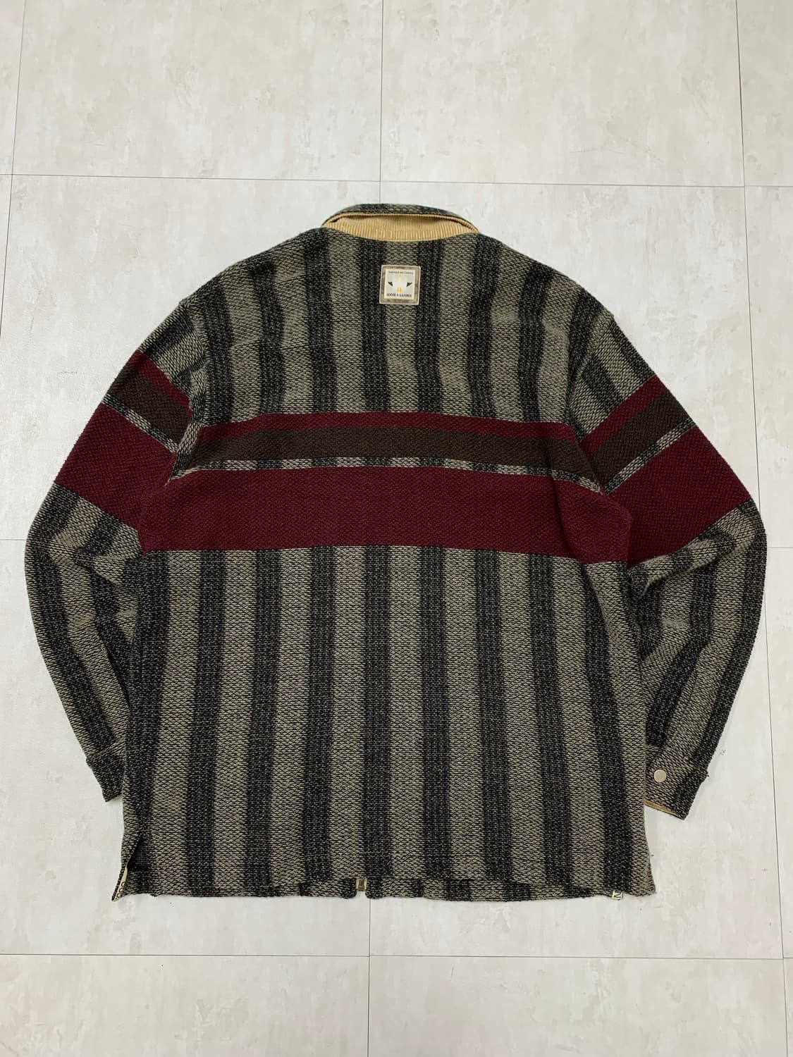 Goose&gander 패턴 니트 집업 #230 상품이미지7