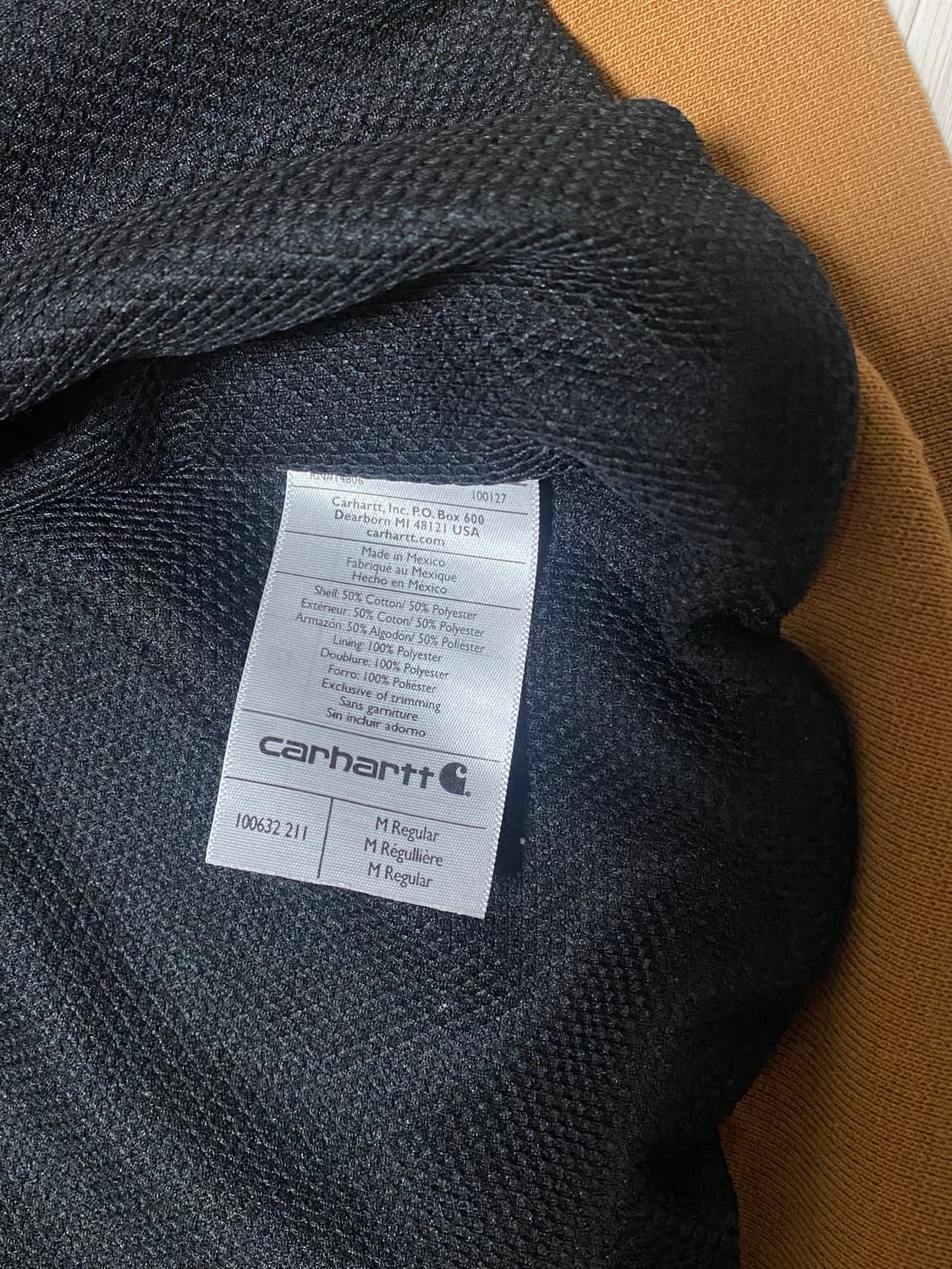 칼하트 써멀 후드집업 브라운 m 상품이미지3