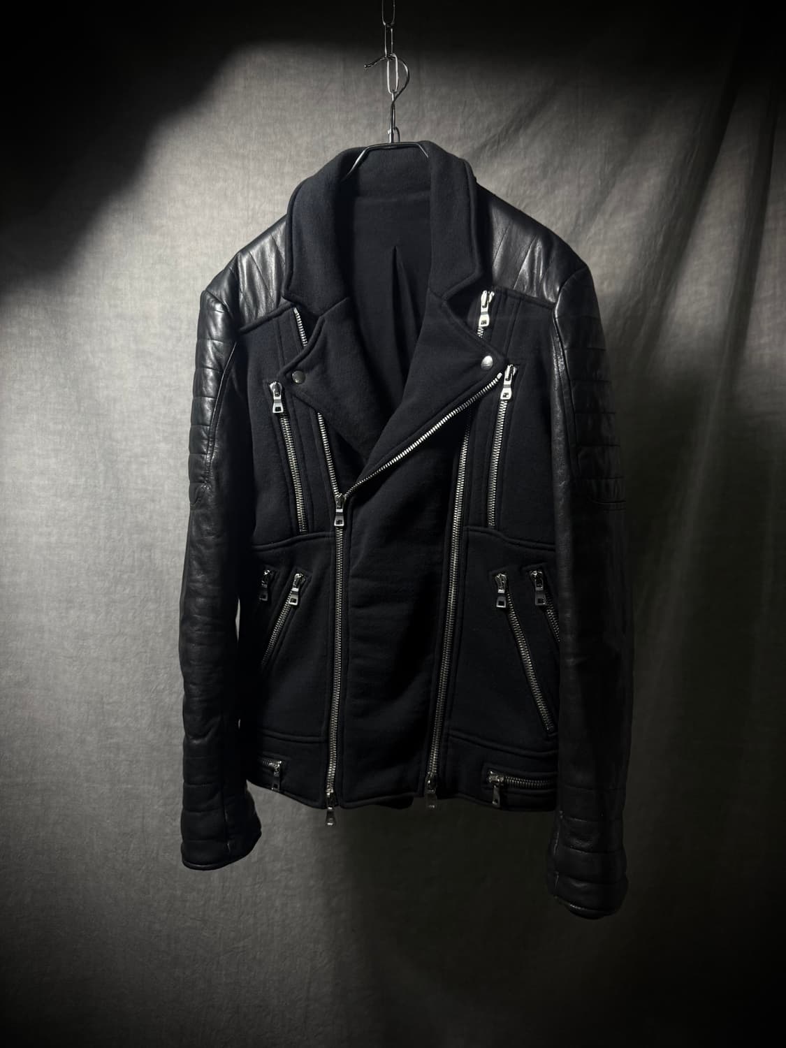 Balmain Multi Zip Hybrid Biker Jacket  상품이미지3