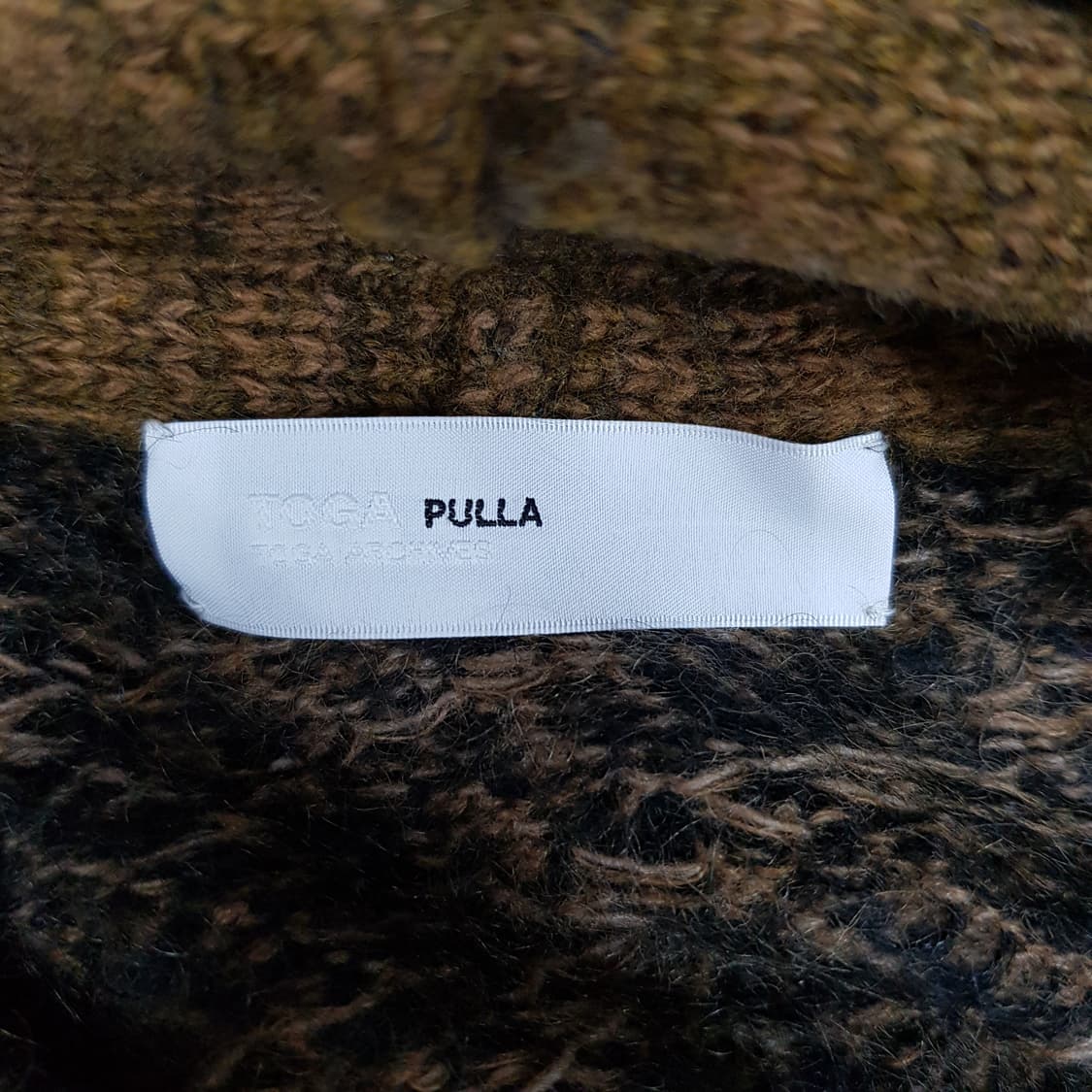 토가풀라 TOGA PULLA 타이커 패턴 터틀넥 니트 38사이즈 상품이미지8