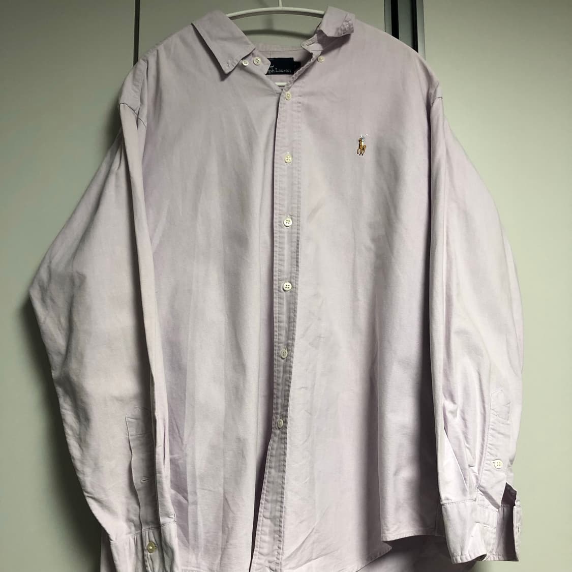 폴로 옥스포드 연보라 셔츠,남방 상품이미지4
