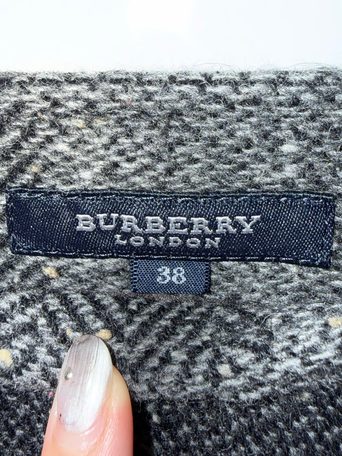 BURBERRY 버버리 사선 미디 스커트 치마 상품이미지3