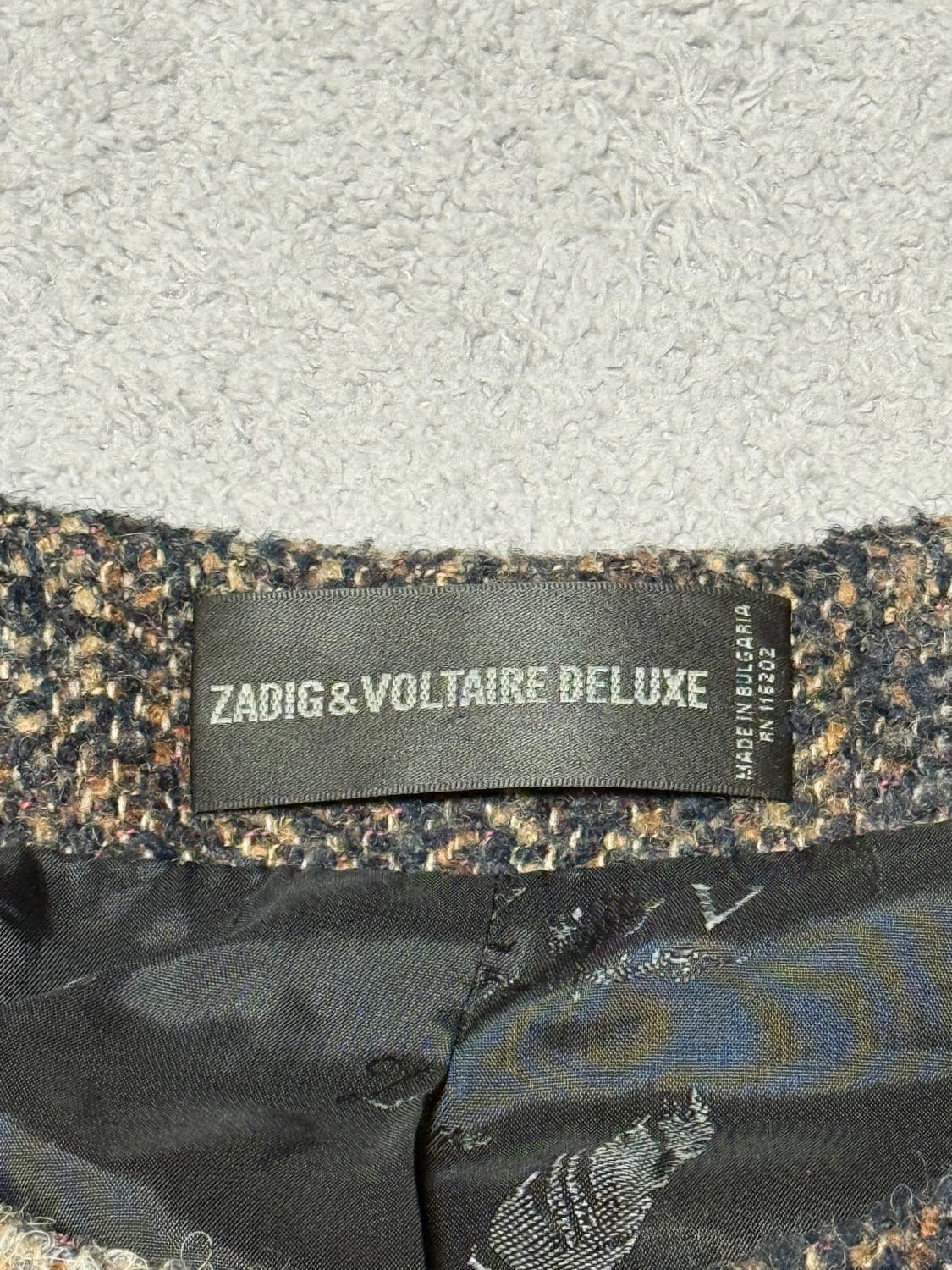 Zadig & Voltaire Deluxe 헤링본 모토 블레이저 상품이미지3