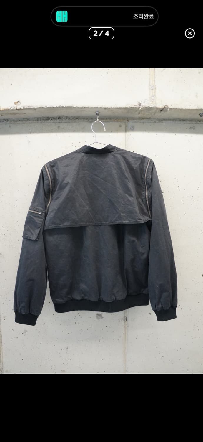 라프시몬스 01aw riot zip bomber 라이엇 봄버 상품이미지4