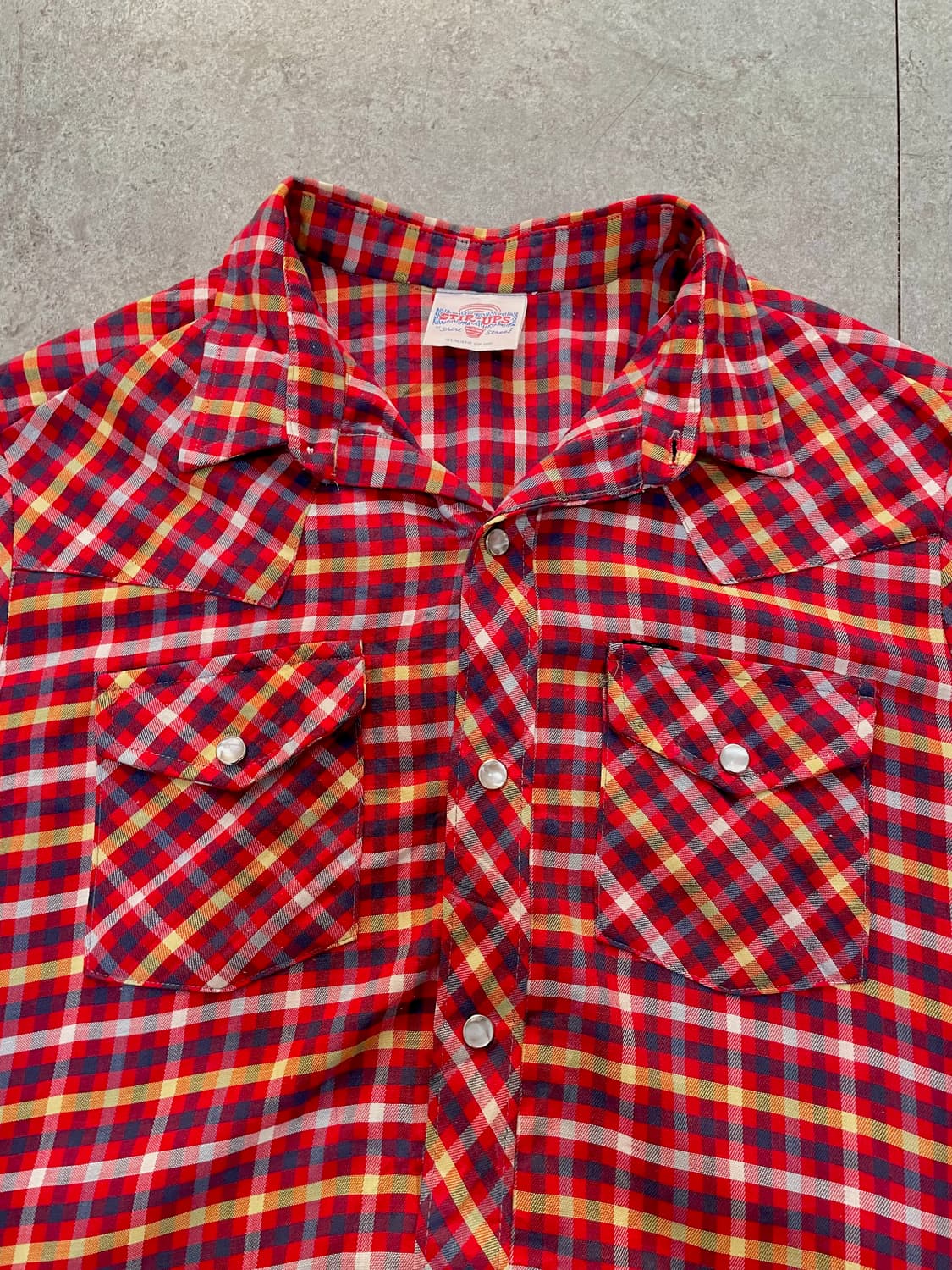 STIR UPS pink check western shirt 상품이미지2