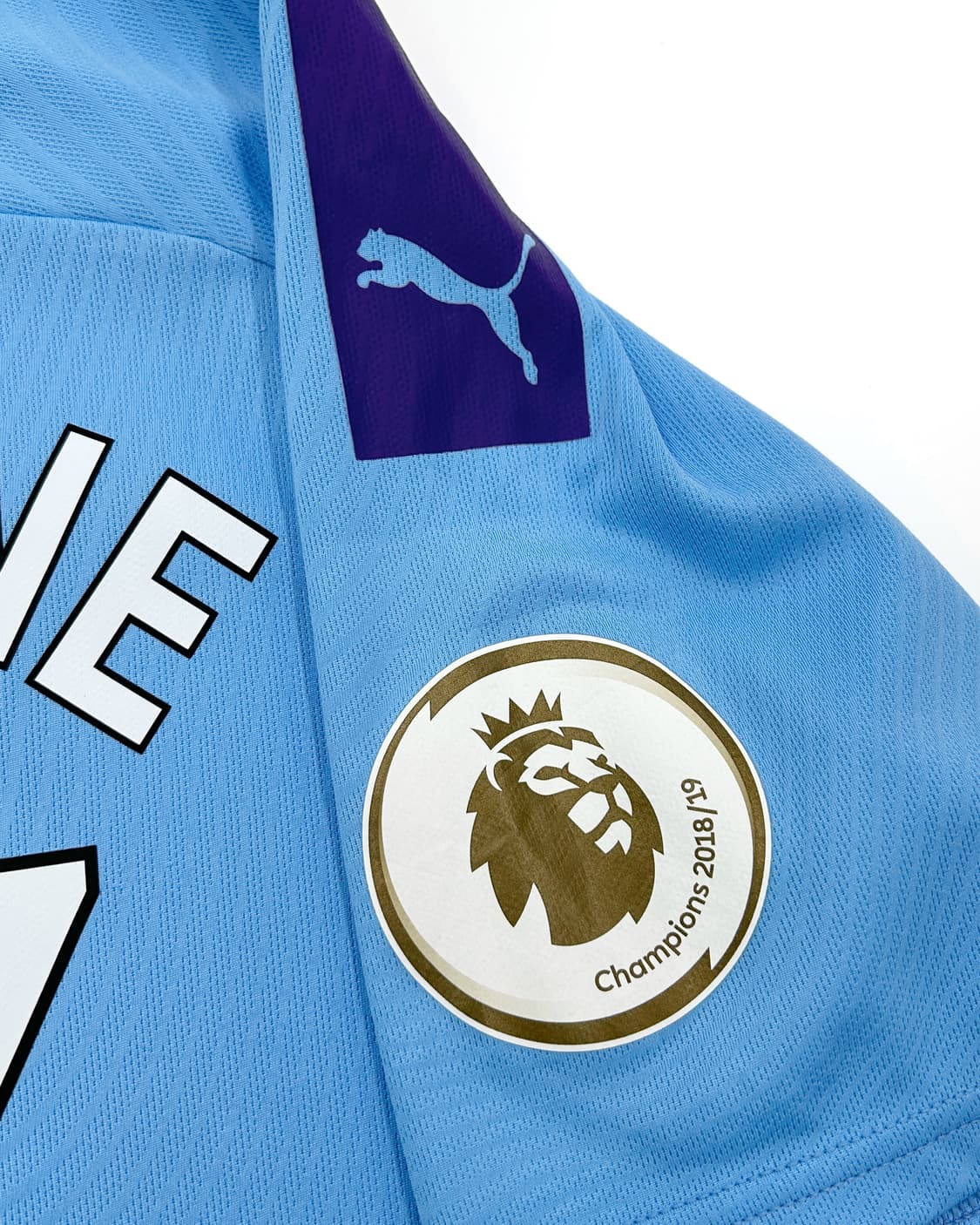 퓨마 19-20 맨체스터 시티 125주년 홈 리그킷 더브라위너 덕배 상품이미지4