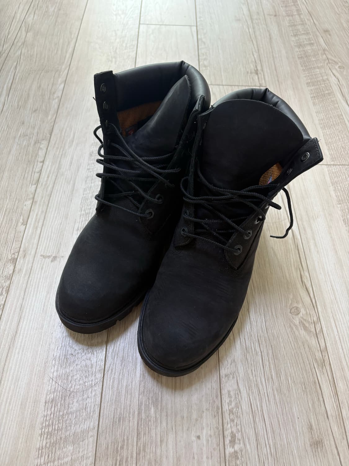 팀버랜드 6인치 워커 부츠 블랙 260 상품이미지1