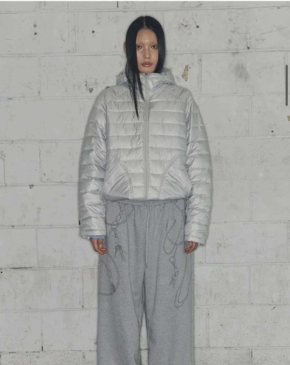 팬시클럽 라이트웨이트 스윙 푸퍼 (LIGHT GRAY) F25ZA001 상품이미지2