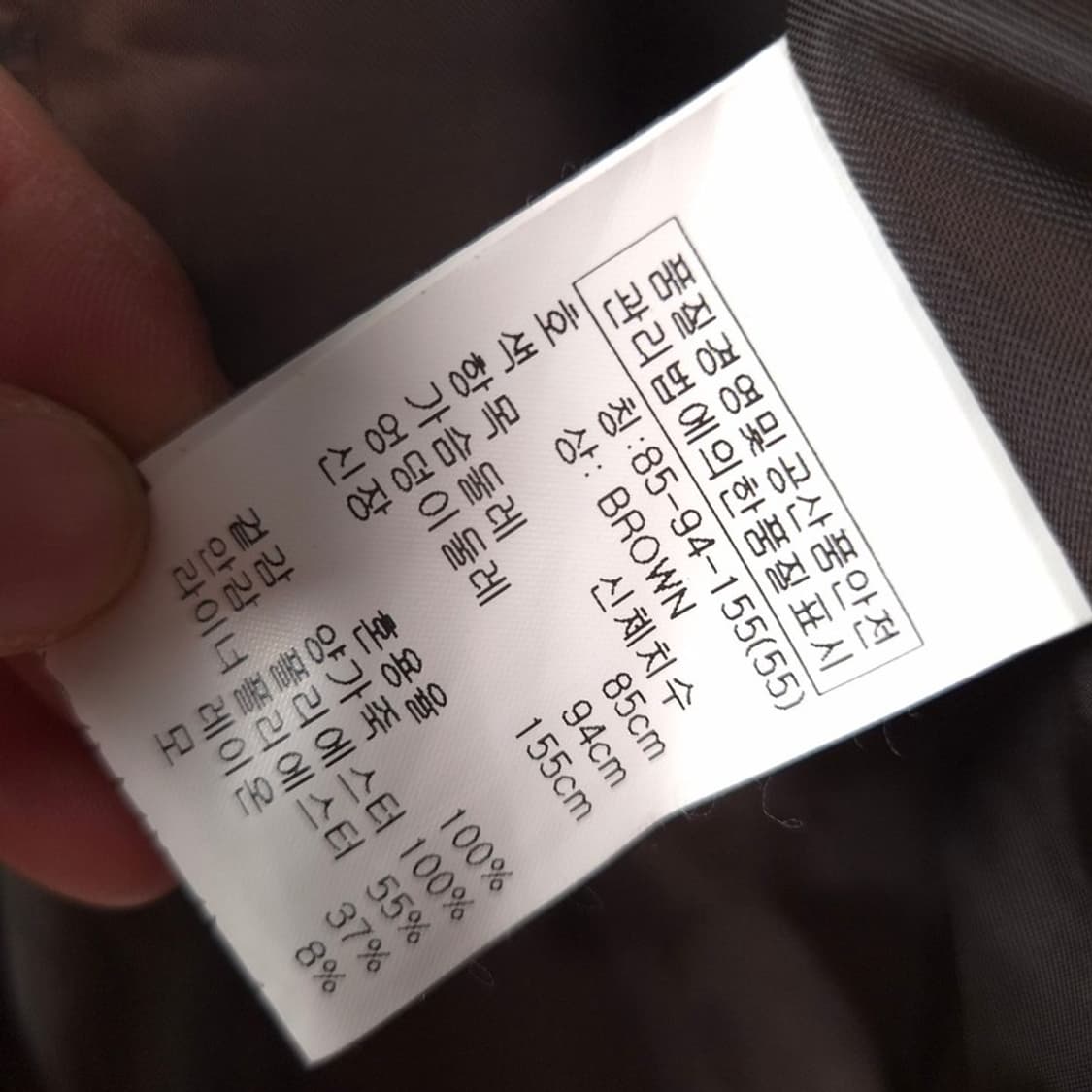 City Gee 천연 양가죽 라이더 자켓 브라운 55 상품이미지7