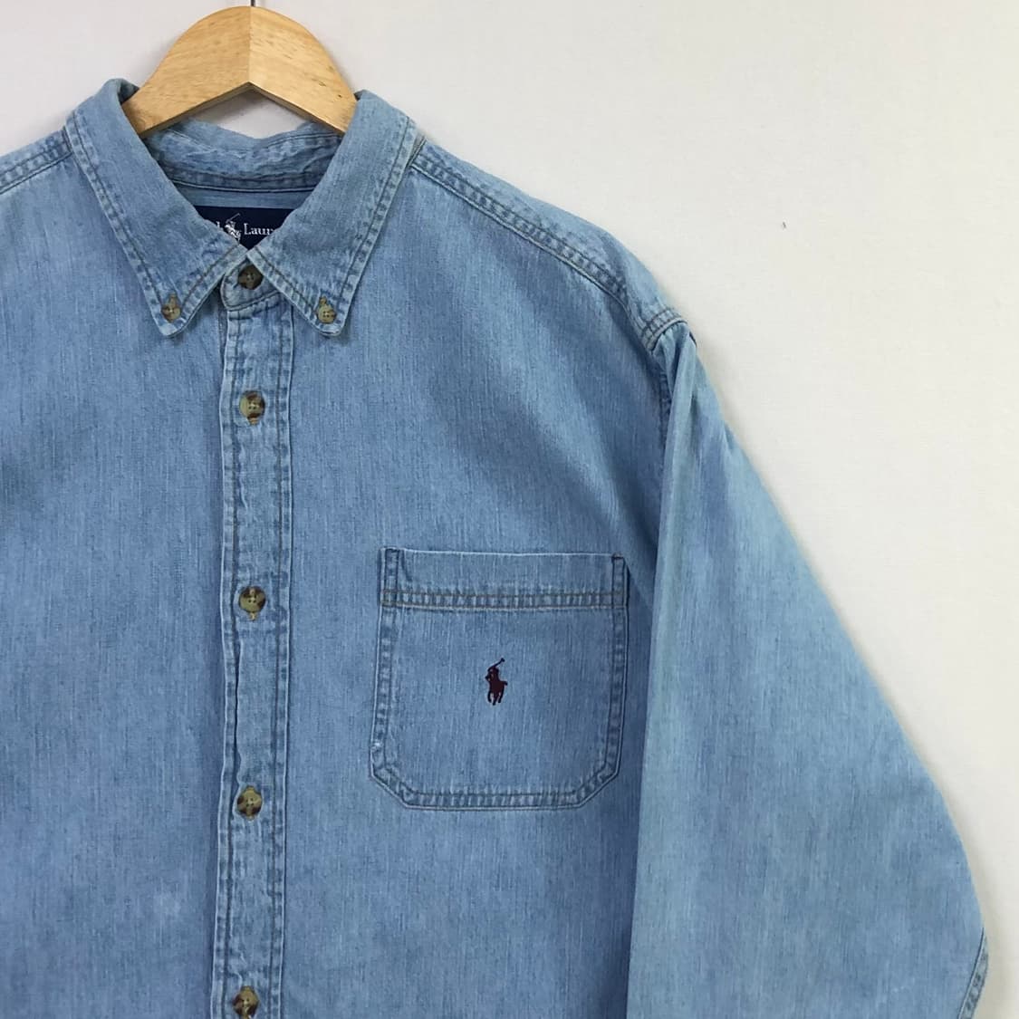 XL 폴로 데님 셔츠 상품이미지1