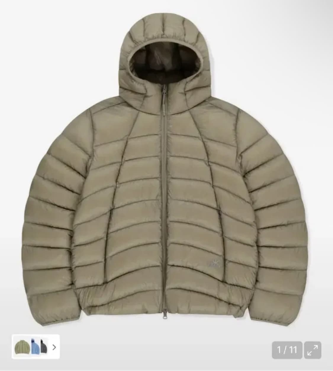 새상품!! 썬러브 플라이 라이트 경량패딩 스톤 상품이미지1