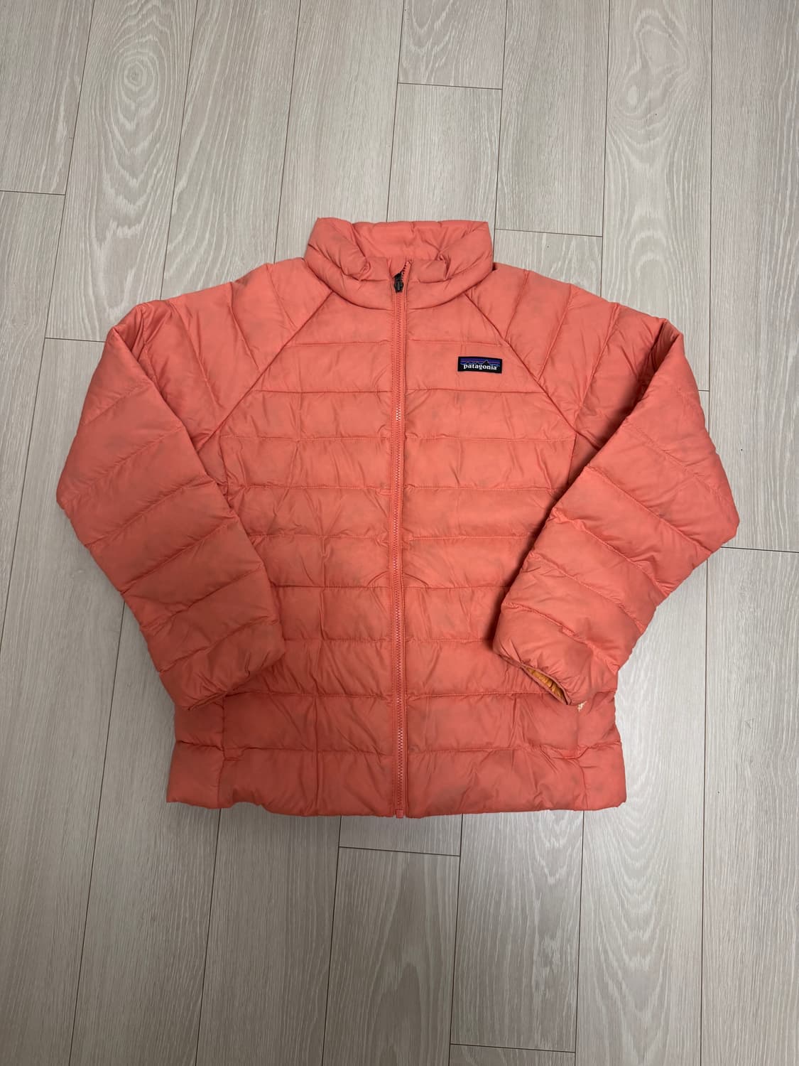 파타고니아 다운 스웨터 키즈 핑크  상품이미지1