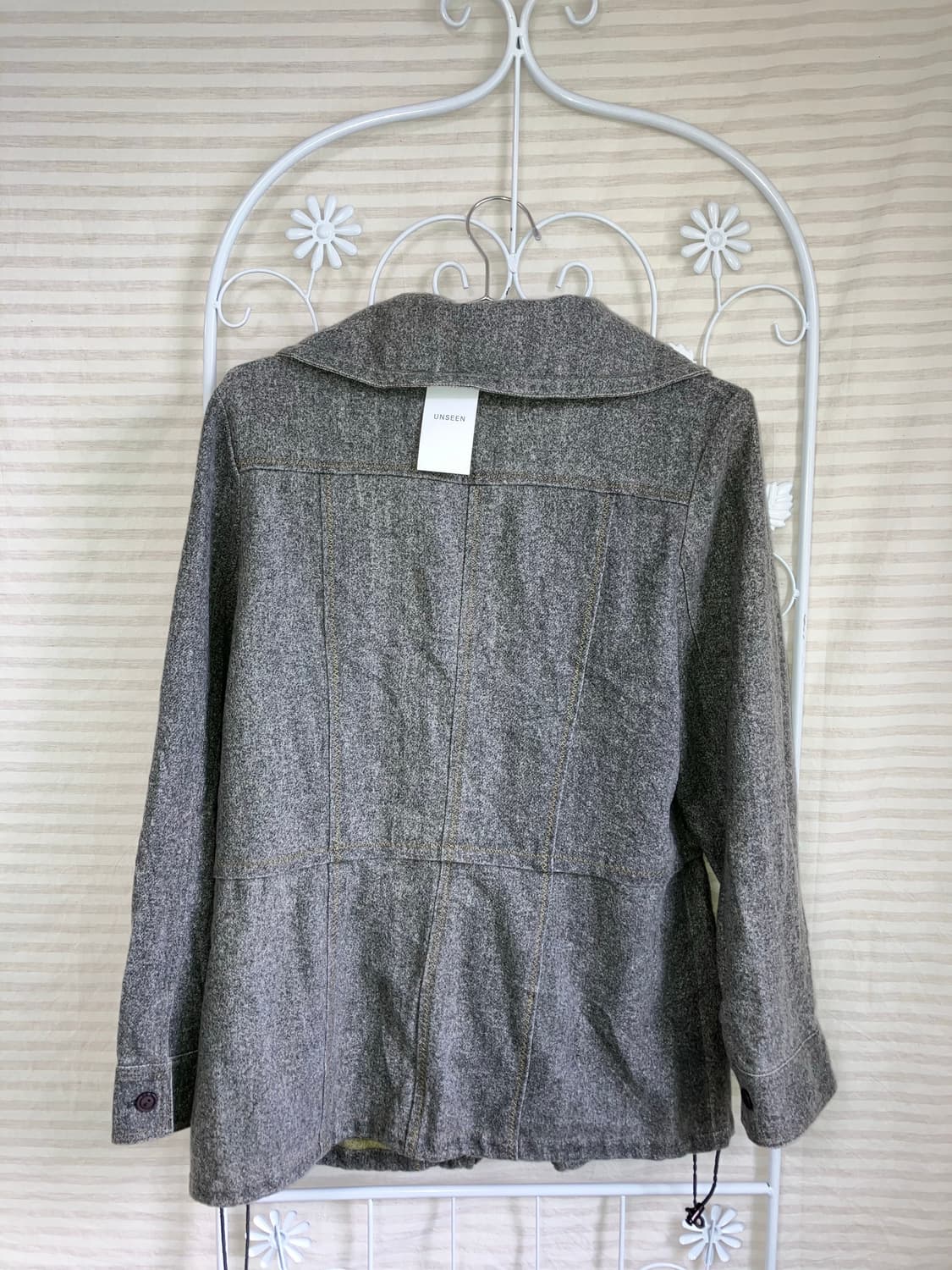 jpn vintage 차콜 스트링 자켓 y2k 스트릿 갸루 펑키 상품이미지2