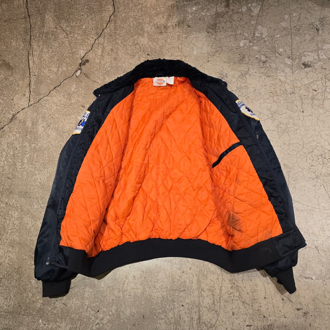 90s Dickies  네이비 블루종 점퍼 상품이미지5