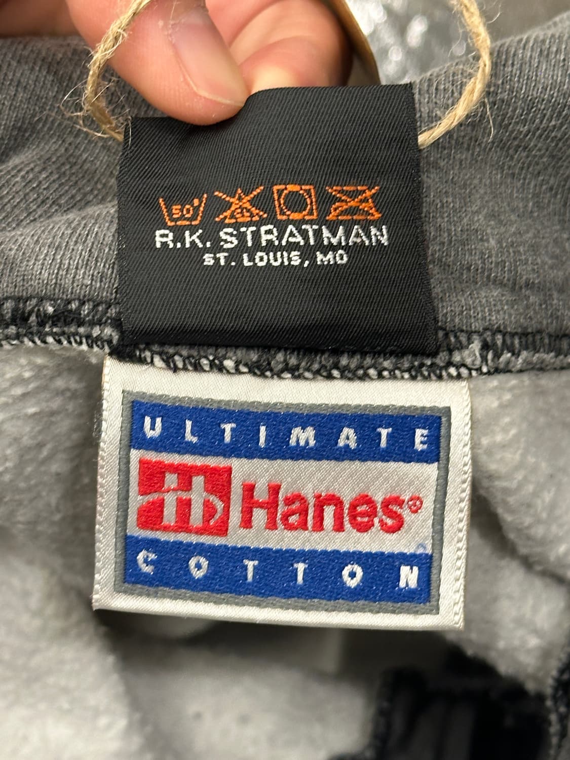 Hanes 할리데이비슨 그레이 하프집업 M 상품이미지6