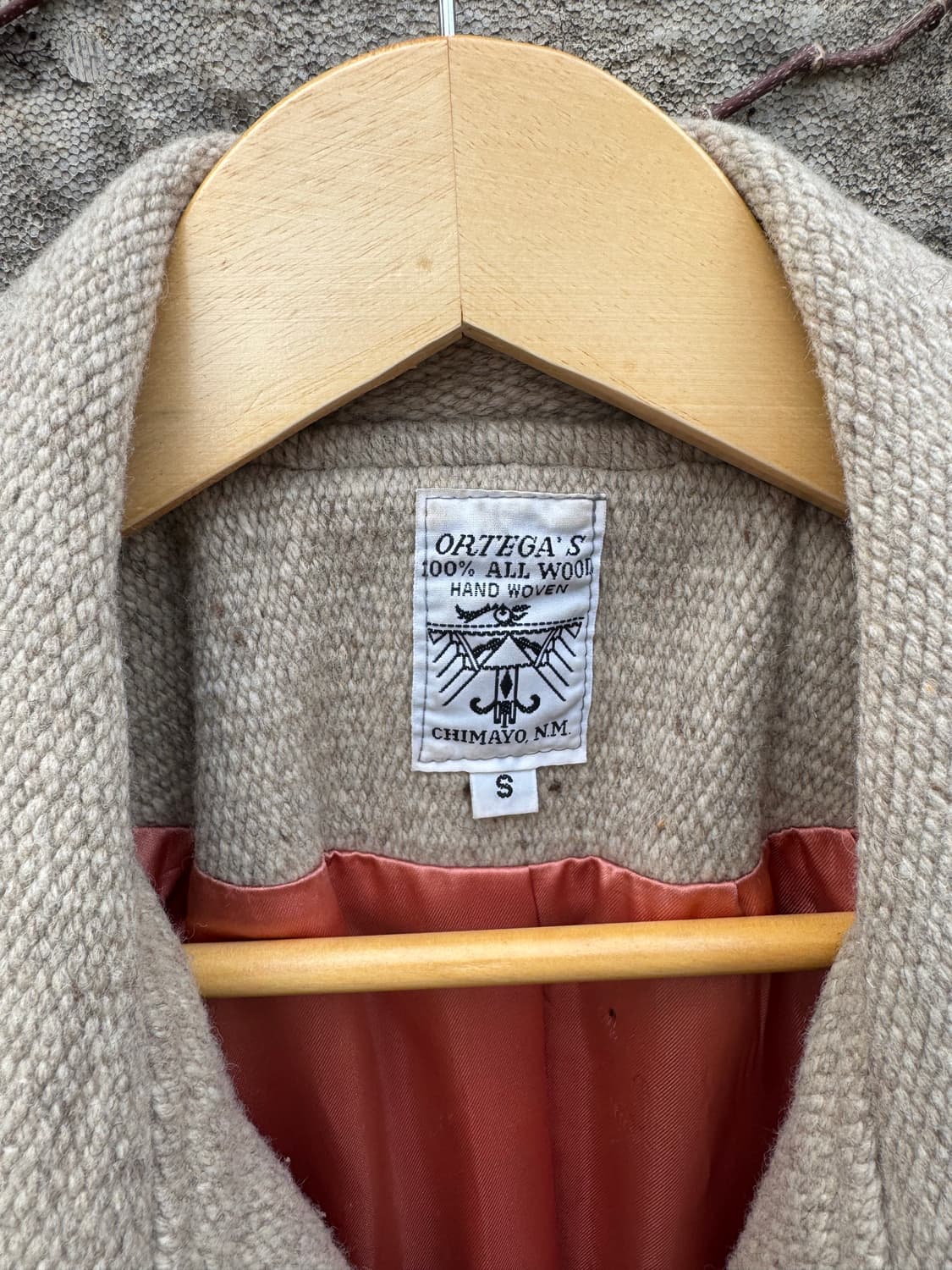 오르테가 핸드 우븐 울 네이티브 아메리칸 웨스턴 나바호 치마요 자켓 상품이미지6